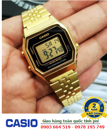 Casio LA680WGA-1DF, Đồng hồ Học sinh Nữ Casio LA680WGA-1DF chính hãng| Bảo hành 2 năm 